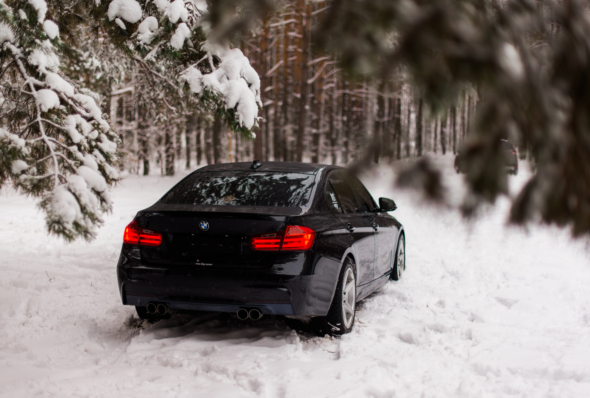 Бмв зимой фото. BMW 5 f30 зима.