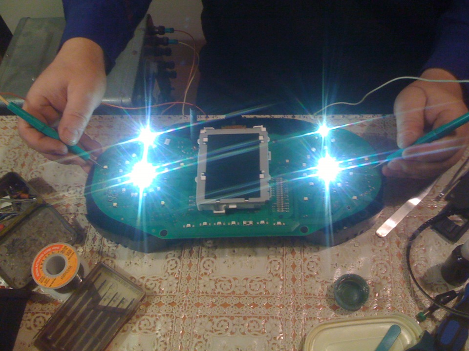 Подсветка стрелок приборов — Skoda Octavia A5 Mk2