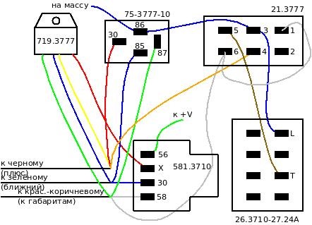 5813710 схема подключения