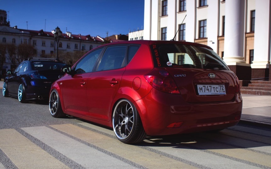 kia ceed stance