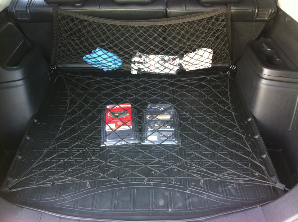 Сетки в багажник — Mitsubishi Outlander (3G), 2,4 л, 2012 года ...