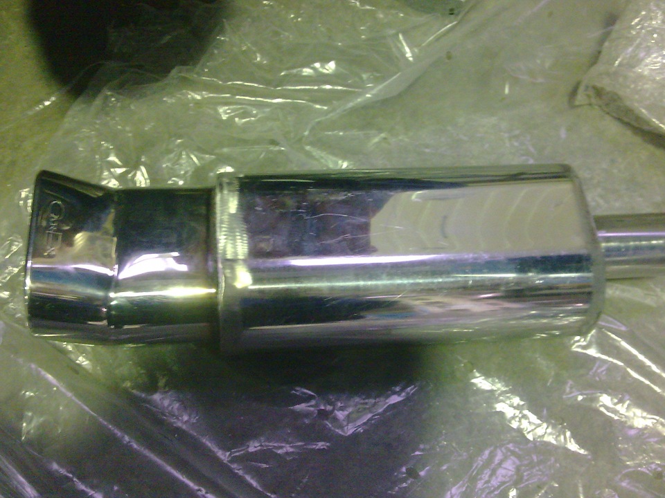 собственно самодельный глушак в собраном виде — Skoda Octavia A4 Mk1, 1 ...