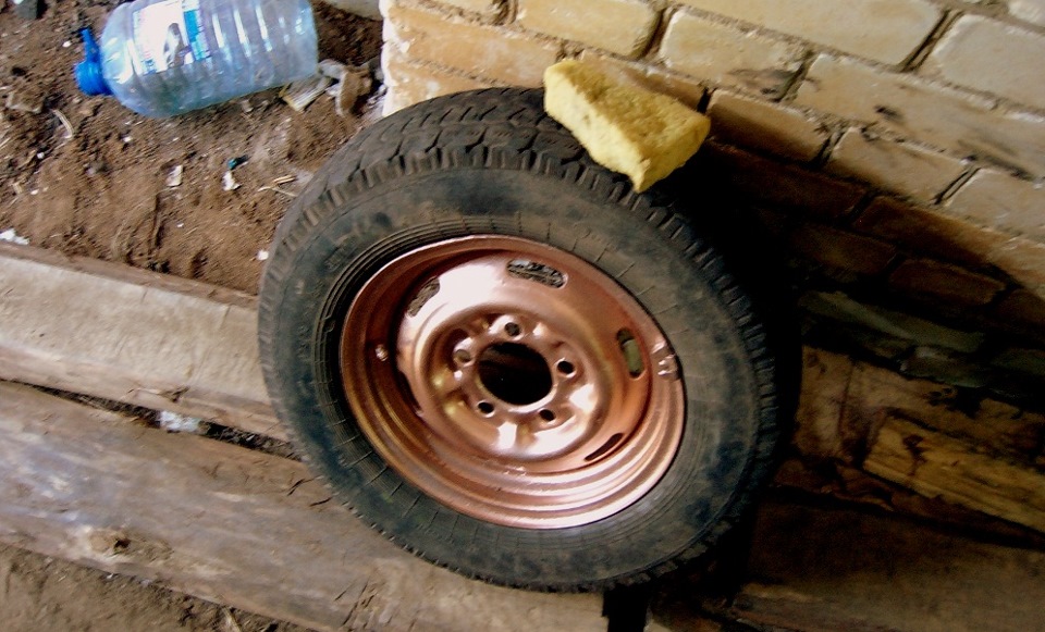 Покраска колесных дисков. — ИЖ Москвич 412, 1,5 л, 1988 года | колёсные ...