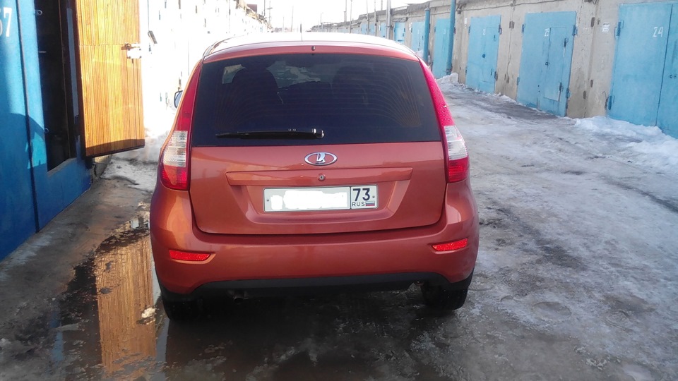 Тонировочка — Lada Калина Хэтчбек (2G), 1,6 л, 2013 года | тюнинг | DRIVE2