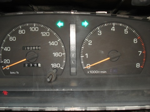 instrument lighting - Toyota Mark II 20 L 1990