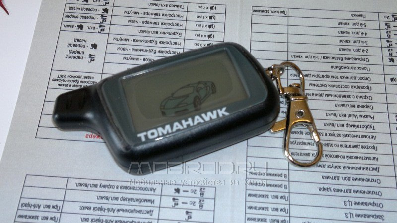 Сигнализация Томагавк 434 mhz frequency: инструкция по …