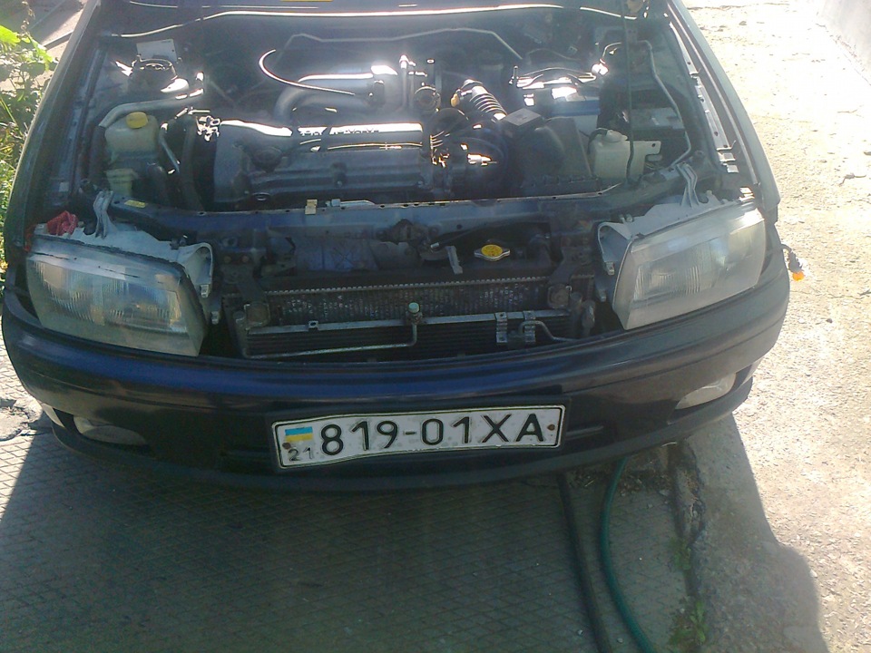 Диодная лента в фары. — Mazda 323 V, 1,5 л, 1997 года | аксессуары | DRIVE2