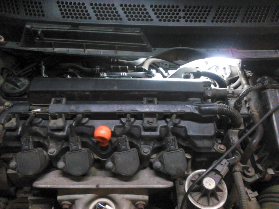 Чистка форсов — Honda Civic 4D (8G), 1,8 л, 2008 года | плановое ТО ...