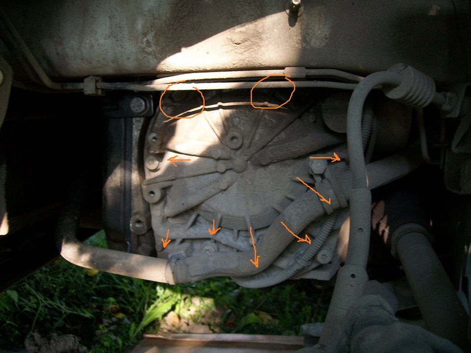 Болты что нужно выкрутить — Citroen C4 (1G)