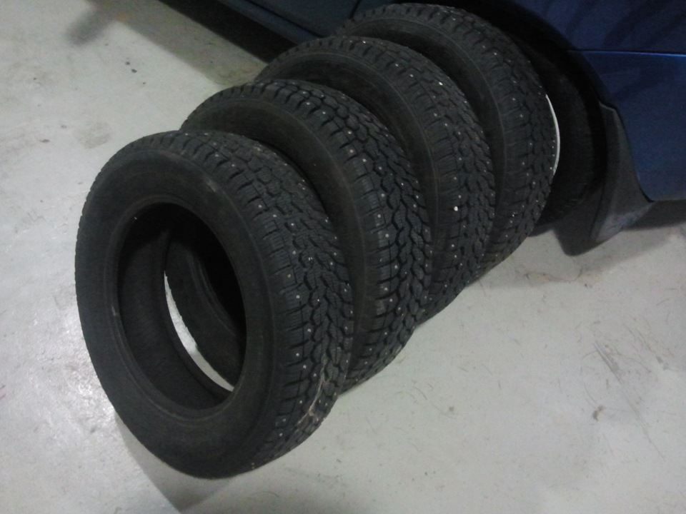 поменяла тапочки, теперь на штампах =) — Lada Калина хэтчбек, 1,4 л ...