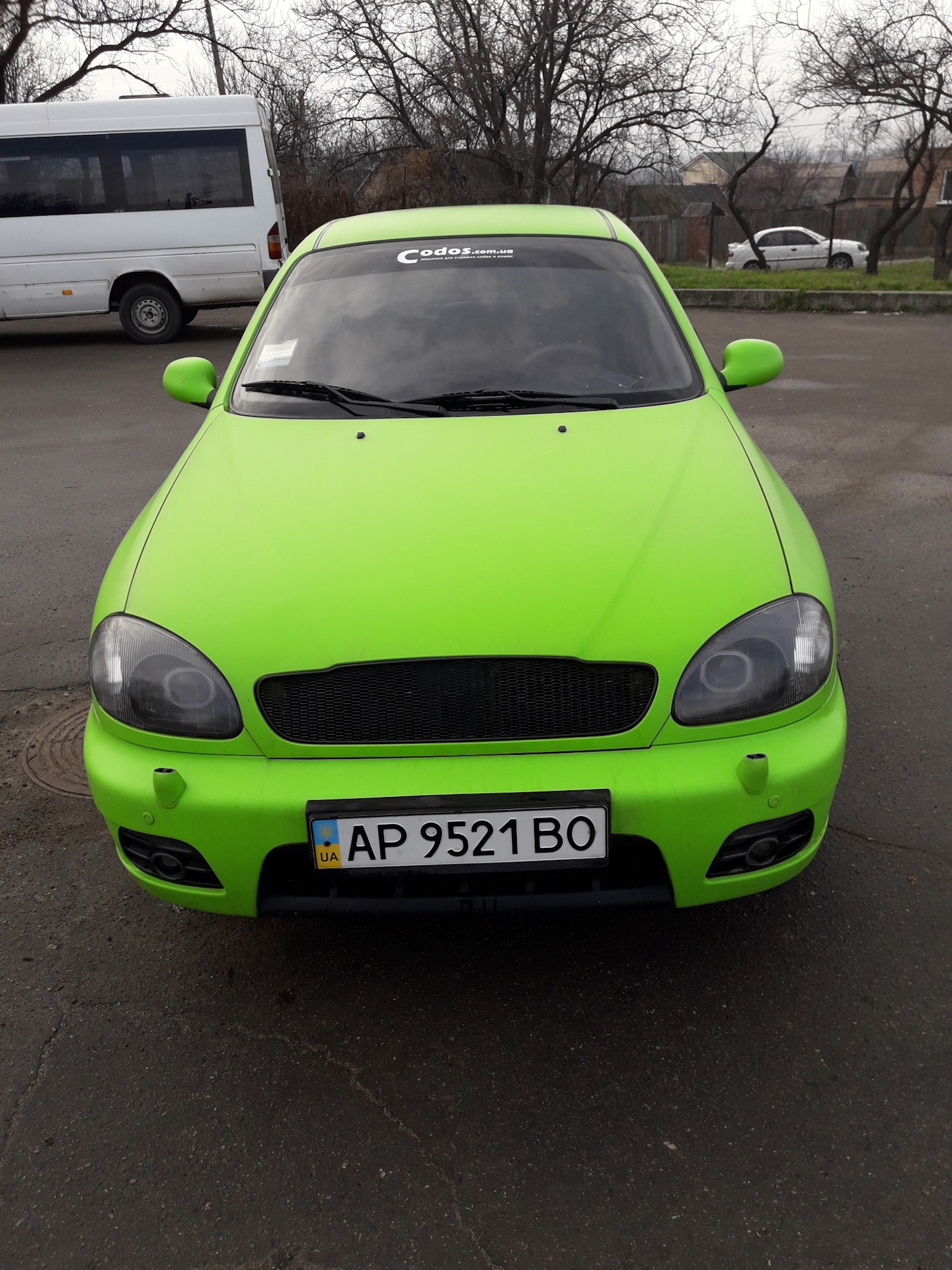 Daewoo lanos такси белый