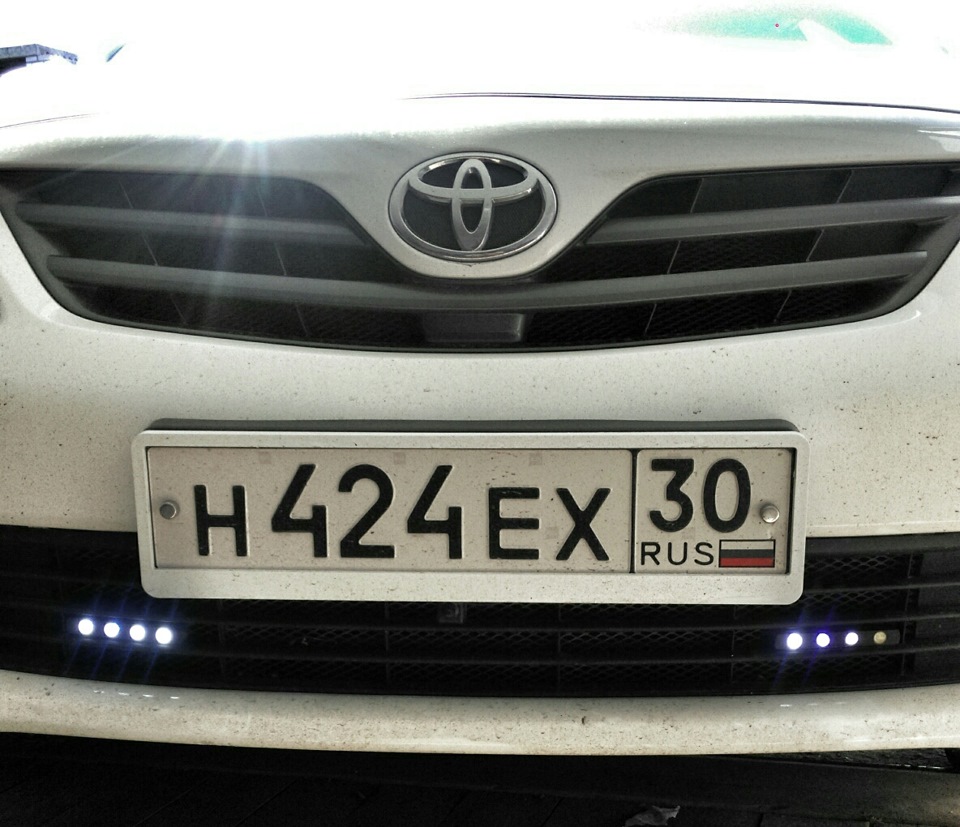 Блог N 114 Замена дневных ходовых огней — Toyota Corolla (140/150), 1,6 ...