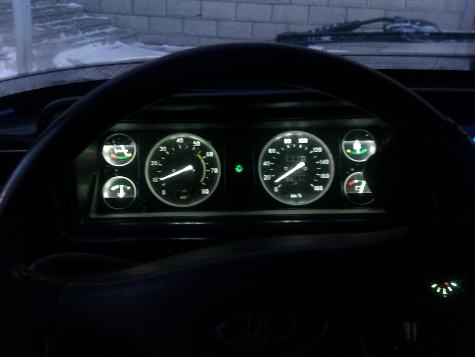 Приборная доска горячего копчения. — Lada 2107, 1,5 л, 1987 года ...