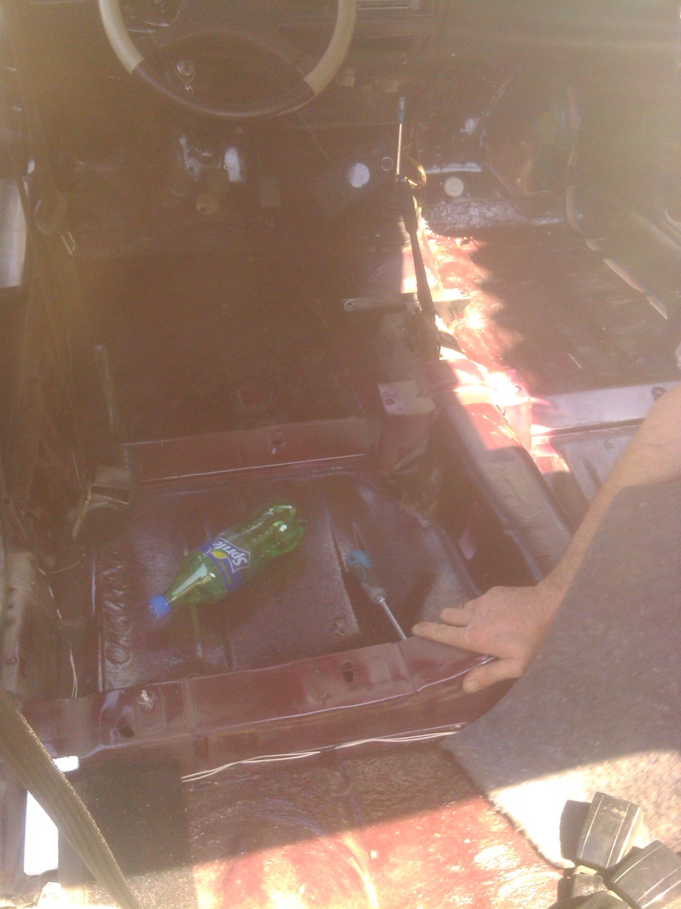 Антикоррозийная обработка салона. — Lada 21074, 1,6 л, 2007 года ...