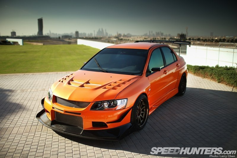 Lancer 10 Evolution оранжевый