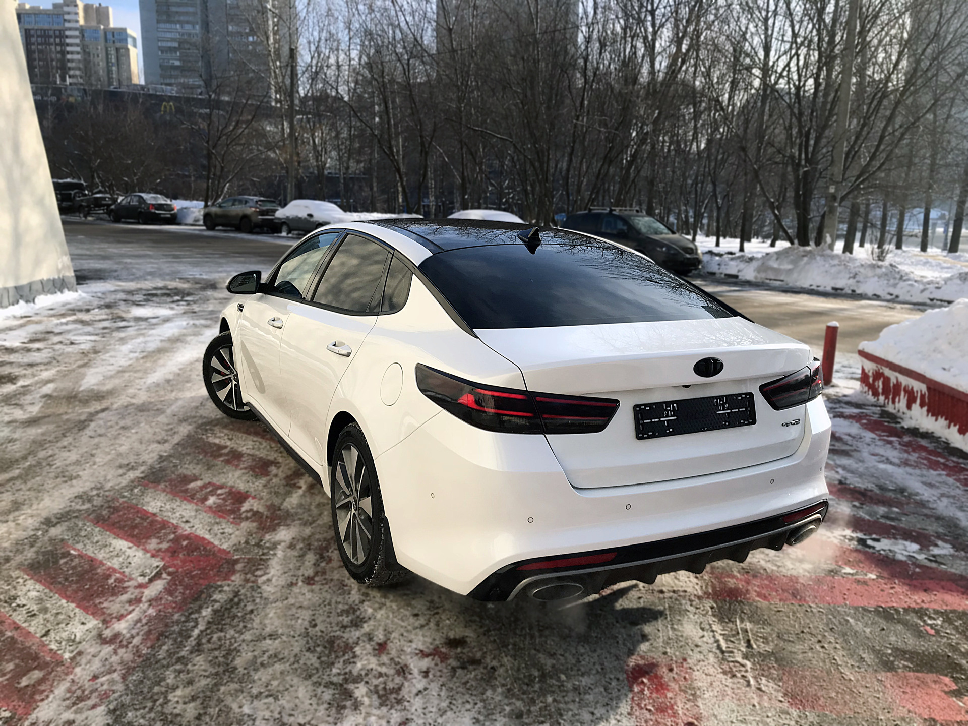 Kia Optima gt line 2017 черная