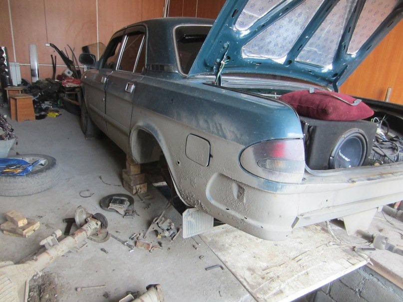 Замена заднего моста вместе с ЗДТ. — ГАЗ 3110, 2,3 л, 2000 года ...