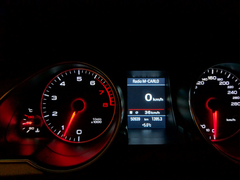 Средняя 36 км/ч — Audi A5 (1G)