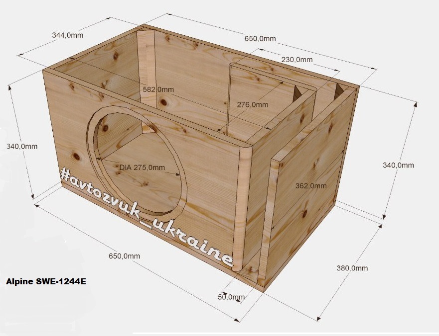 Alpine swe 1044e короб