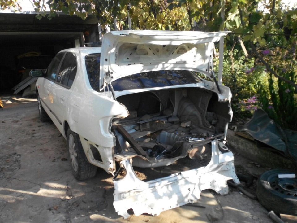 Замена кузовных элементов — Nissan Primera (P11), 1,6 л, 1998 года ...