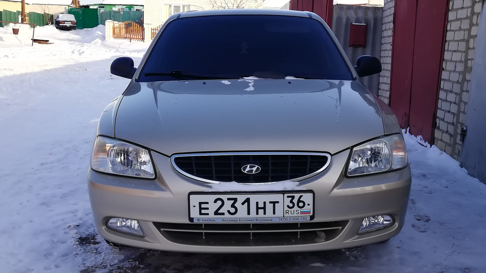 Hyundai Accent (2G) 1.5 бензиновый 2006 | Gold на DRIVE2