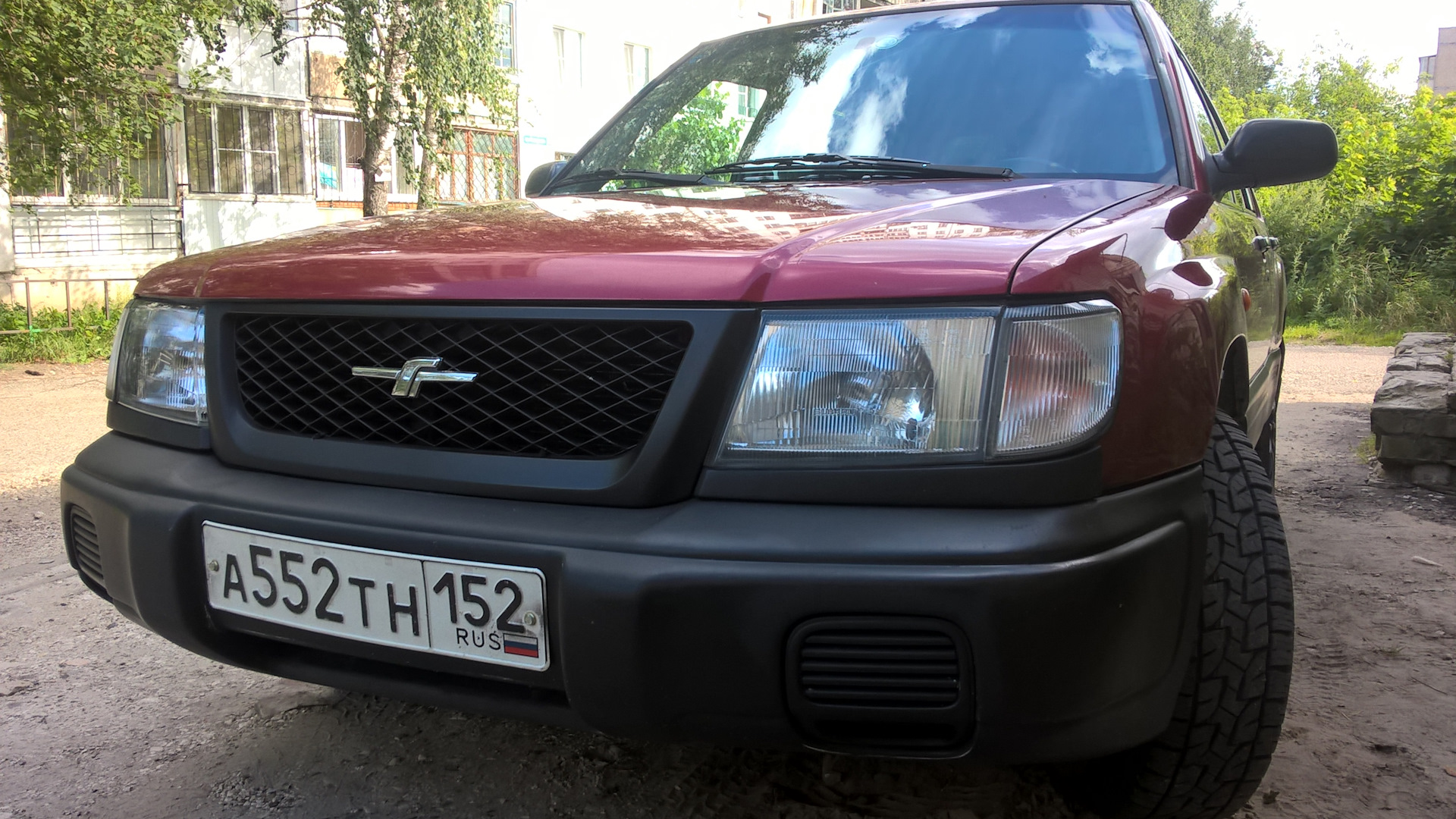 Subaru Forester (SF) 2.0 бензиновый 1998 | вишнёвая малышка на DRIVE2