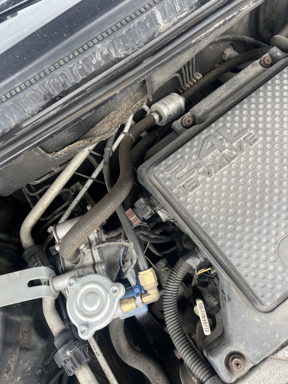 Замена фильтров ГБО и воздушного — Mitsubishi Galant (9G), 2,4 л, 2007 ...