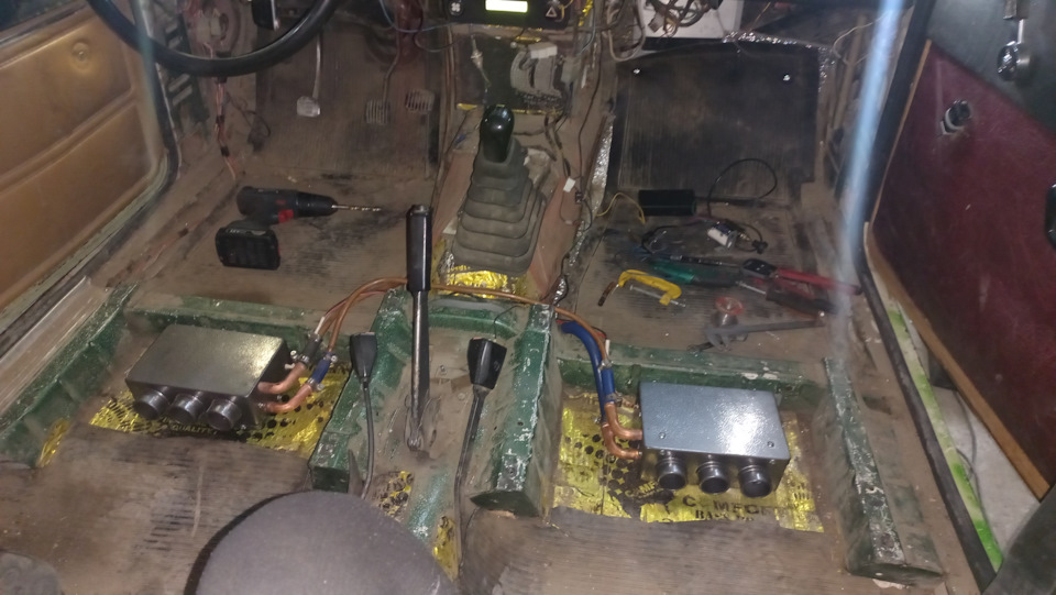 Отопление заднего ряда — Москвич 2140, 2 л, 1984 года | своими руками ...