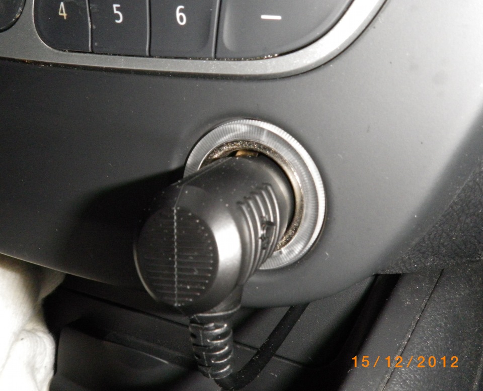 Видеорегистратор "AdvoCam-FD4 Profi-GPS" — Renault Fluence, 1,6 л, 2011 ...