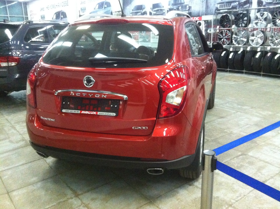 Обновленный Actyon — SsangYong Actyon (1G), 2 л, 2011 года | визит на ...