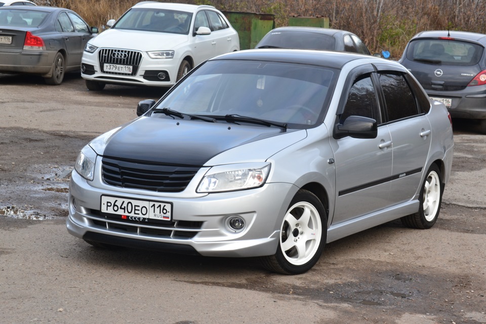 встреча с проказан — Lada Гранта (1G), 1,6 л, 2012 года | фотография ...