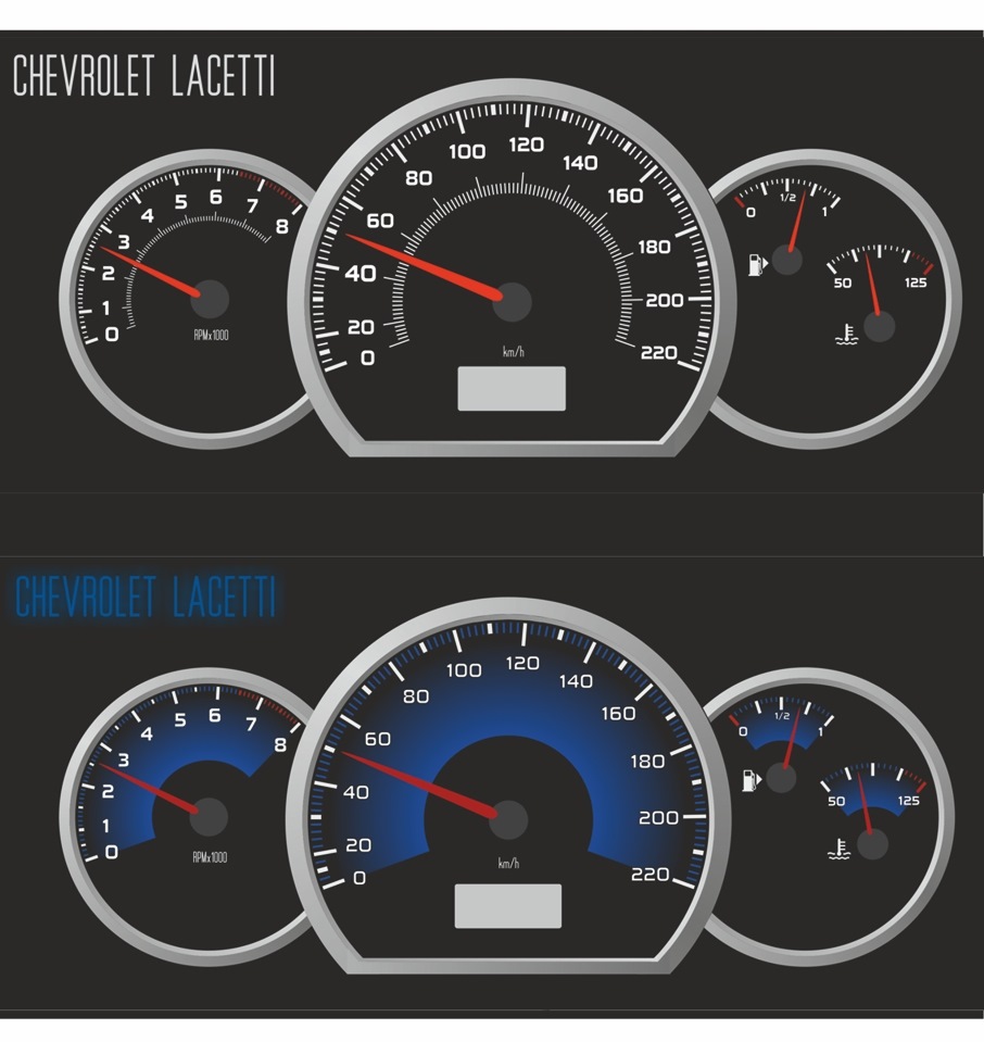 Панель приборов лачетти седан обозначение