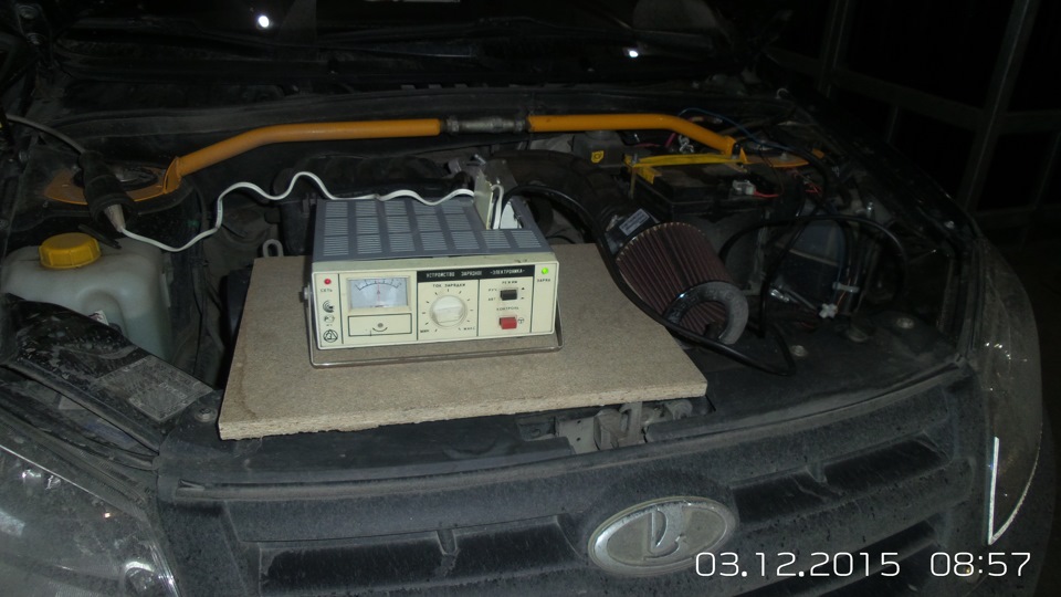Нормальный АКБ часть 1. — Lada Гранта (1G), 1,6 л, 2012 года ...