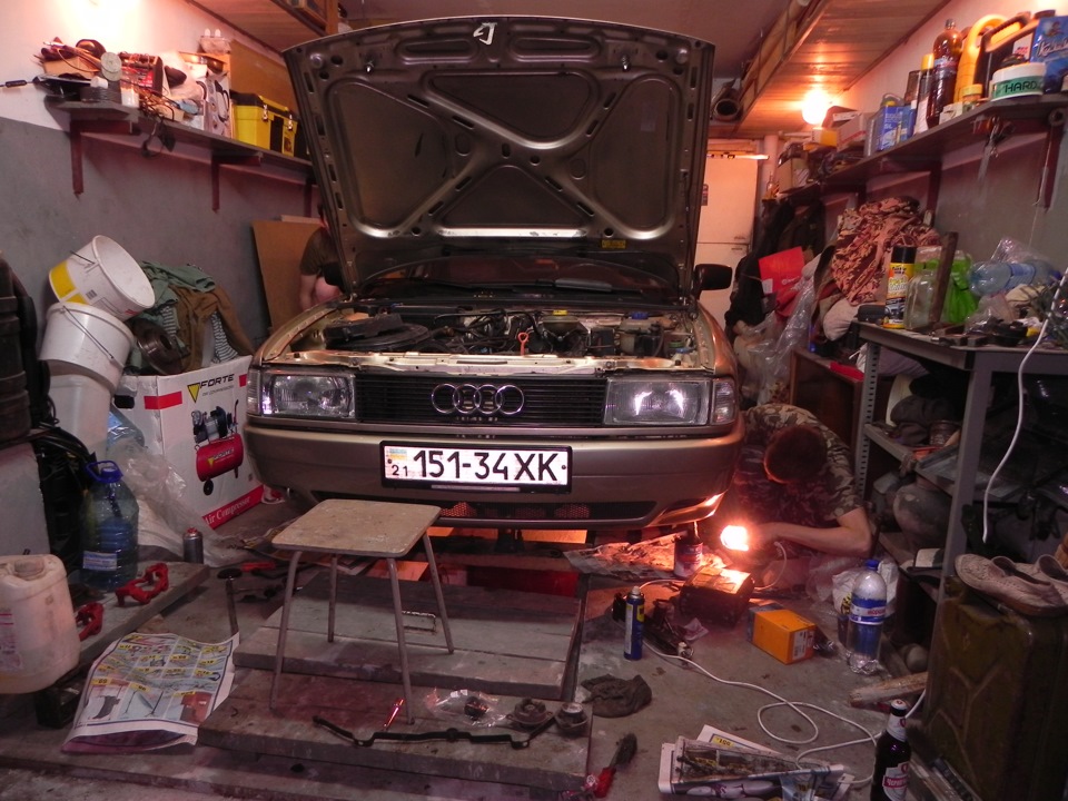 Ходовая (1 часть фотографии) — Audi 80 (B3), 1,8 л, 1991 года | своими ...