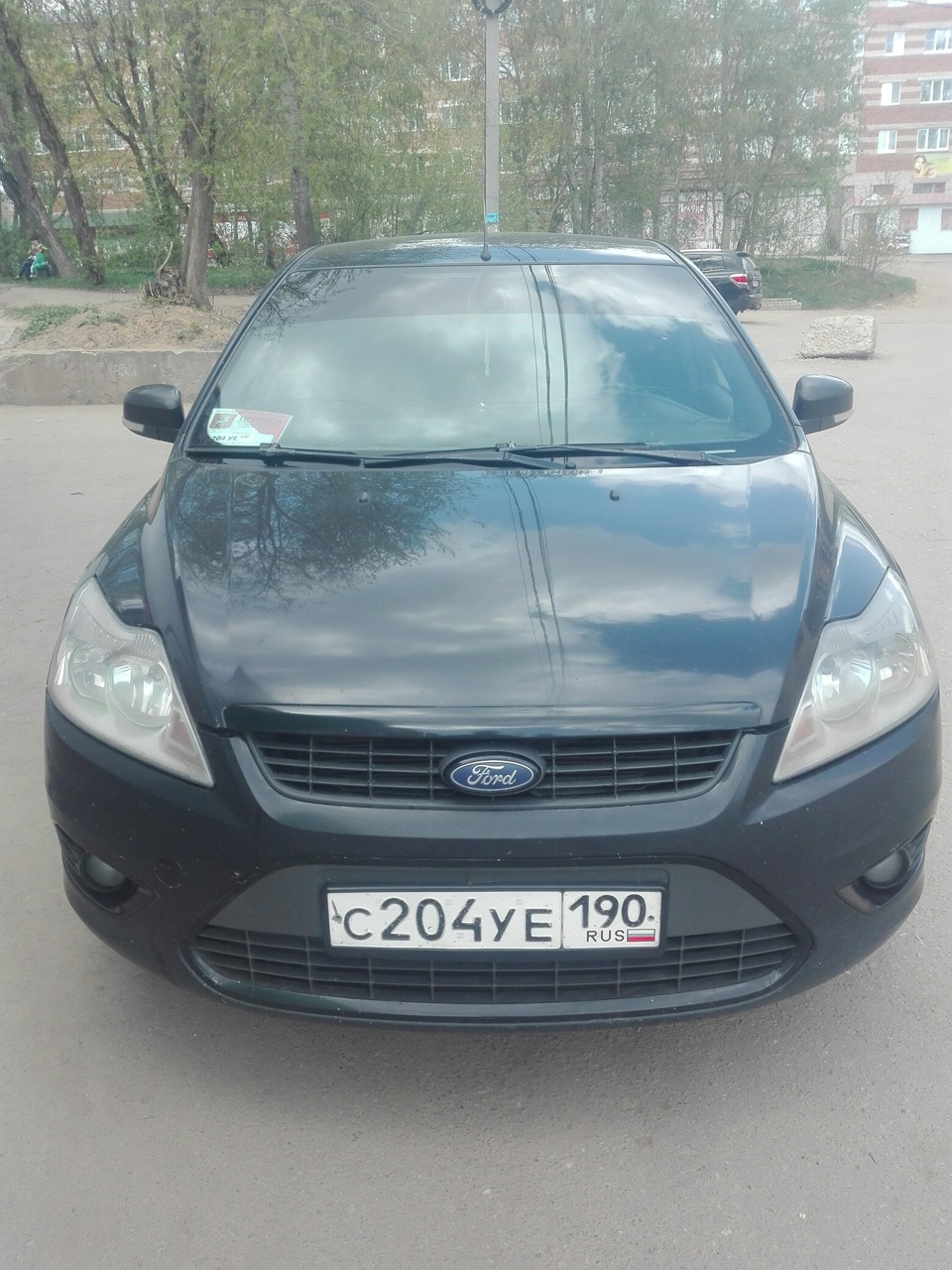 Полоса на лобовое — Ford Focus II Hatchback, 2 л, 2008 года | аксессуары |  DRIVE2