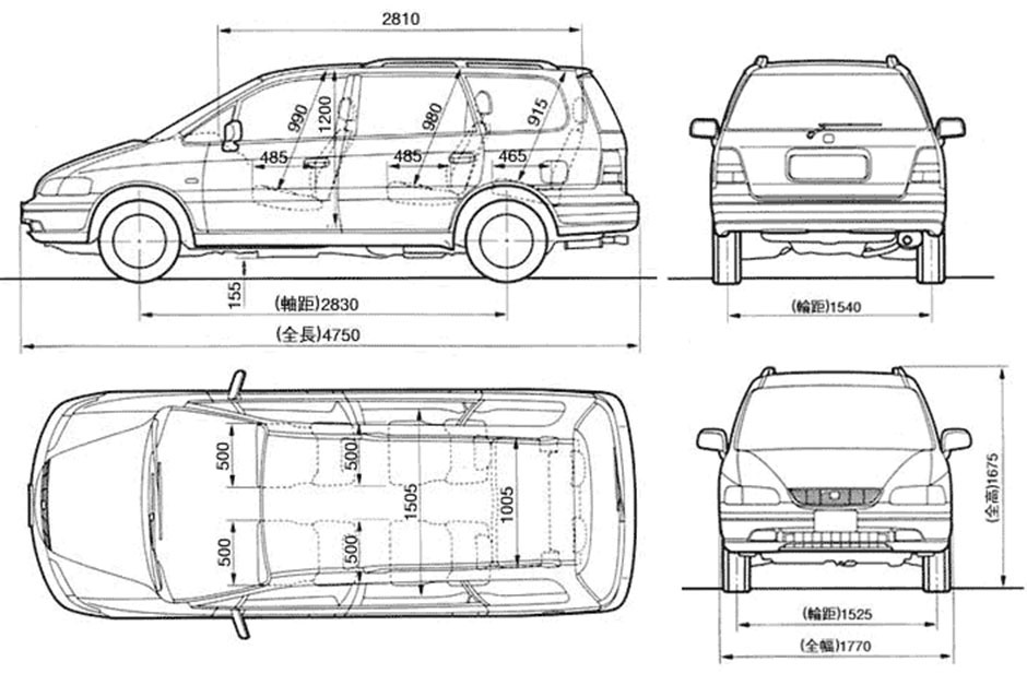 Honda odyssey rb1 схема