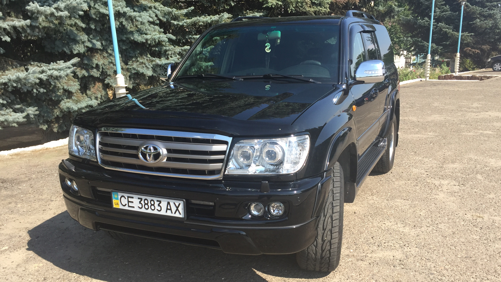 Toyota Land Cruiser 100 4.5 гибридный 2006 | Чёрный Жорик на DRIVE2