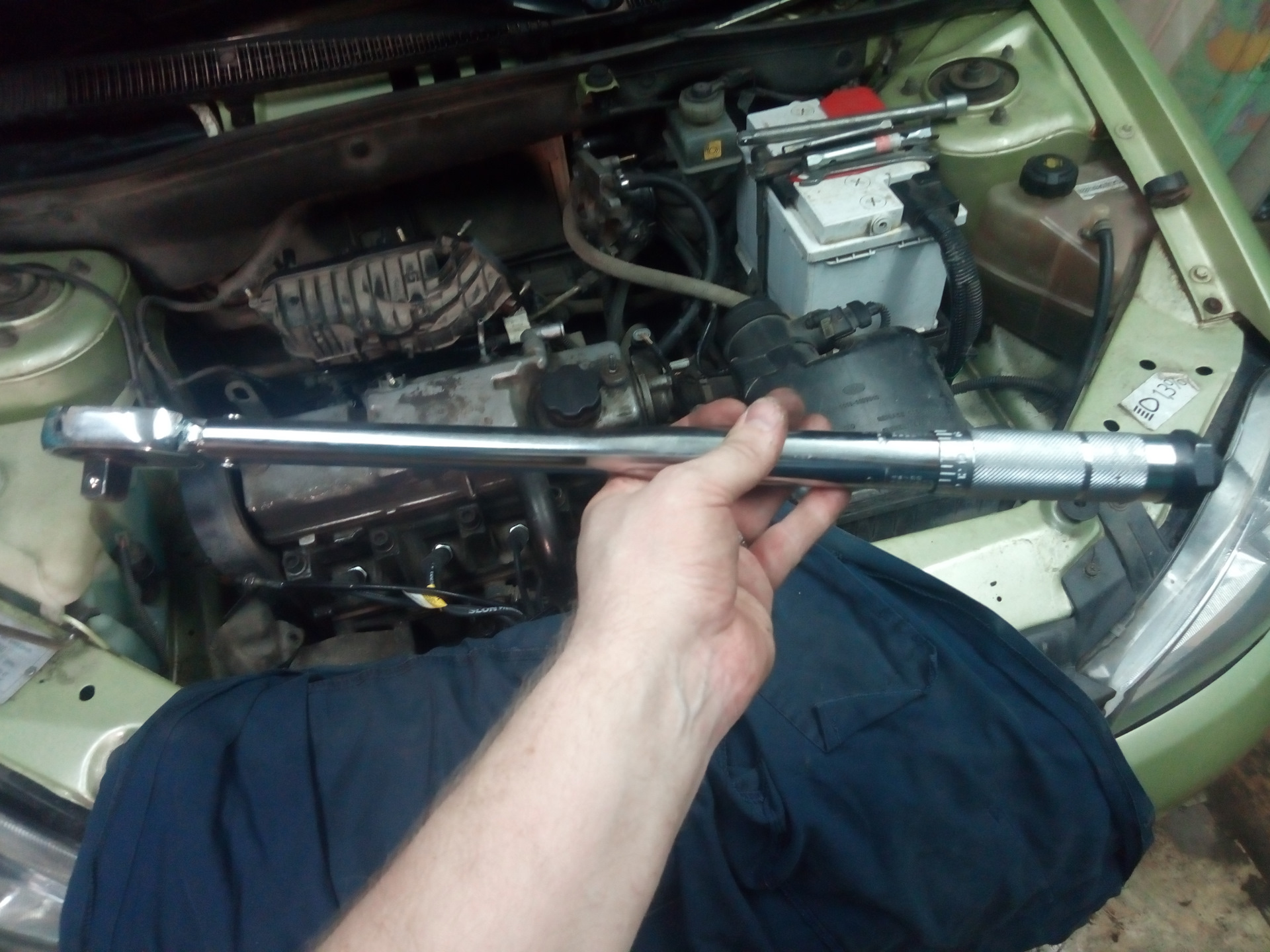 Калина заводится и тут же глохнет (в мороз) на холодную. Решение ...