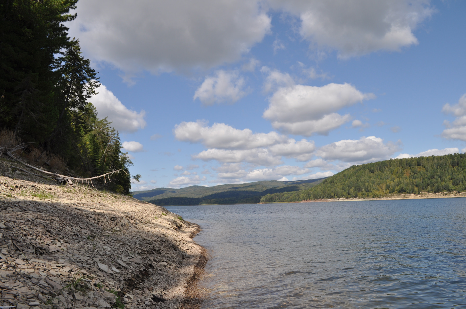 Красноярское водохранилище фото