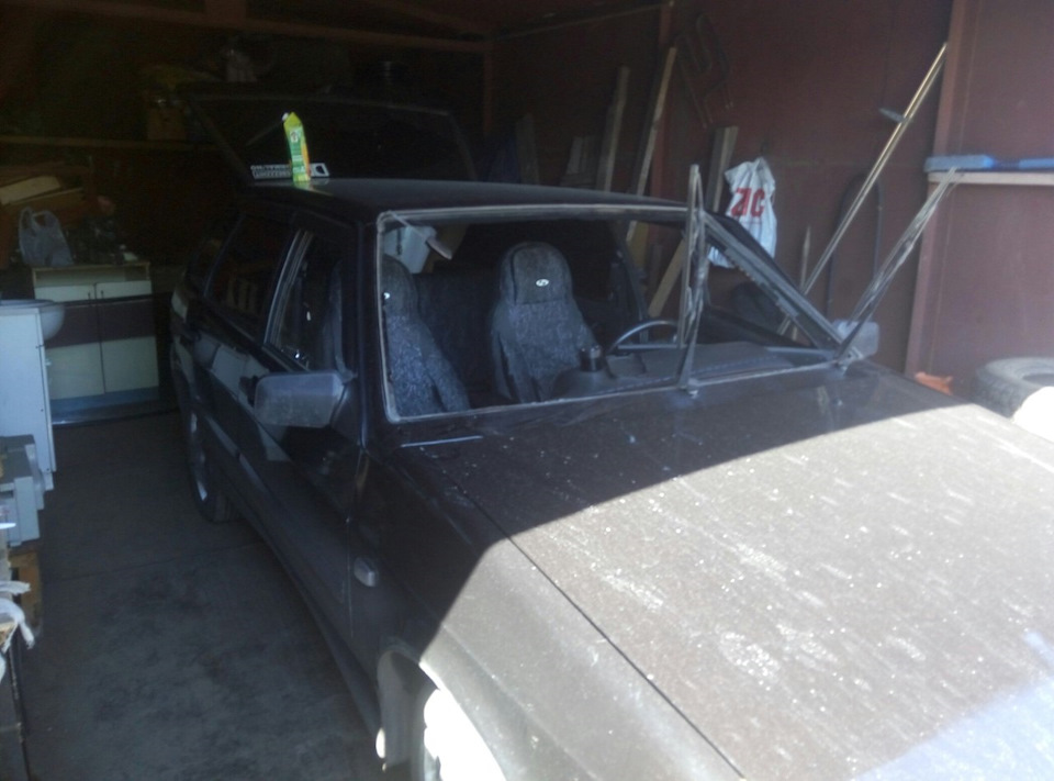 Заменил лоб и установка вольтметра в БСК — Lada 2114, 1,6 л, 2008 года ...