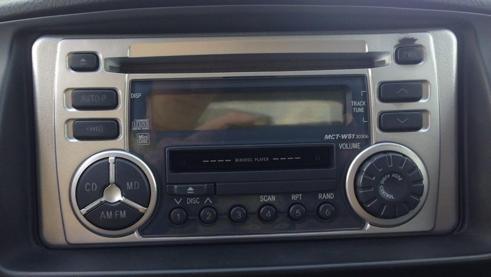 AUX в штатную магнитолу MCT-W51 — Toyota Corolla RunX, 1,5 л, 2001 года ...