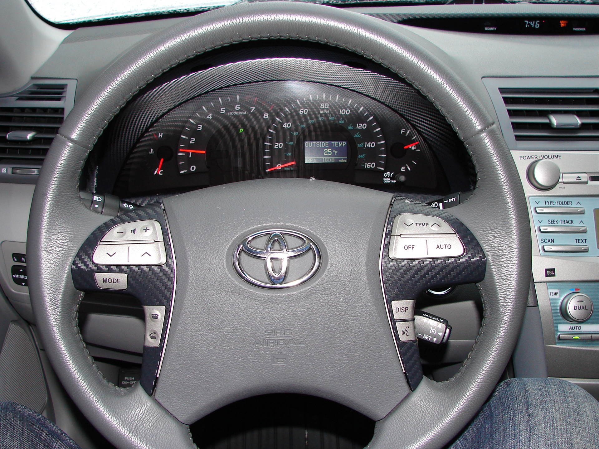 Camry CARBON inside - Toyota Camry 35L 2007