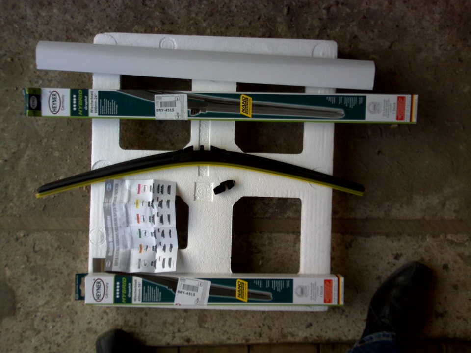 Открытая щетка 60 см, инструкция, переходник. — Volkswagen Polo Sedan