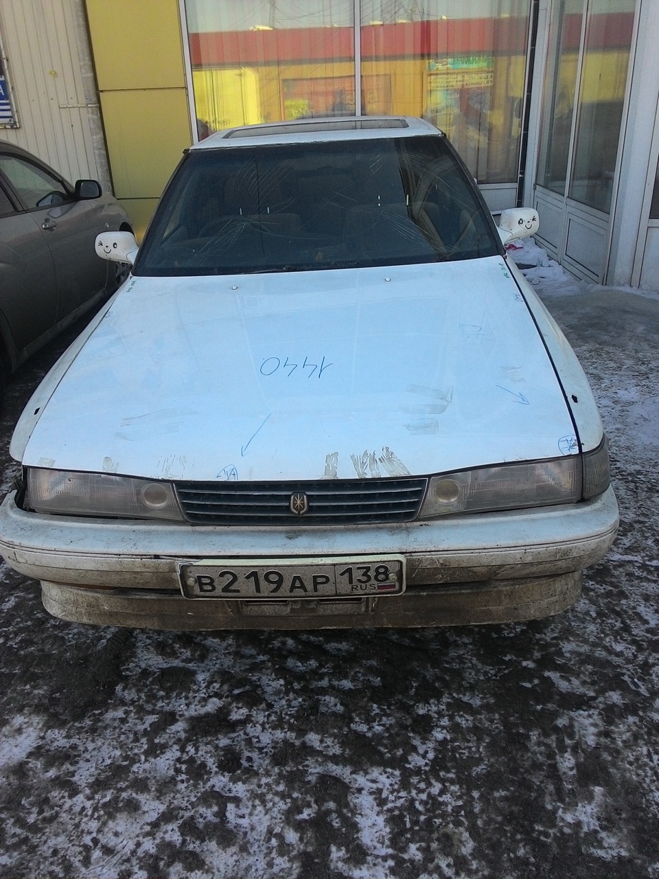 Как я без капота по городу ездил. — Toyota Mark II (80), 2 л, 1989 года |  кузовной ремонт | DRIVE2