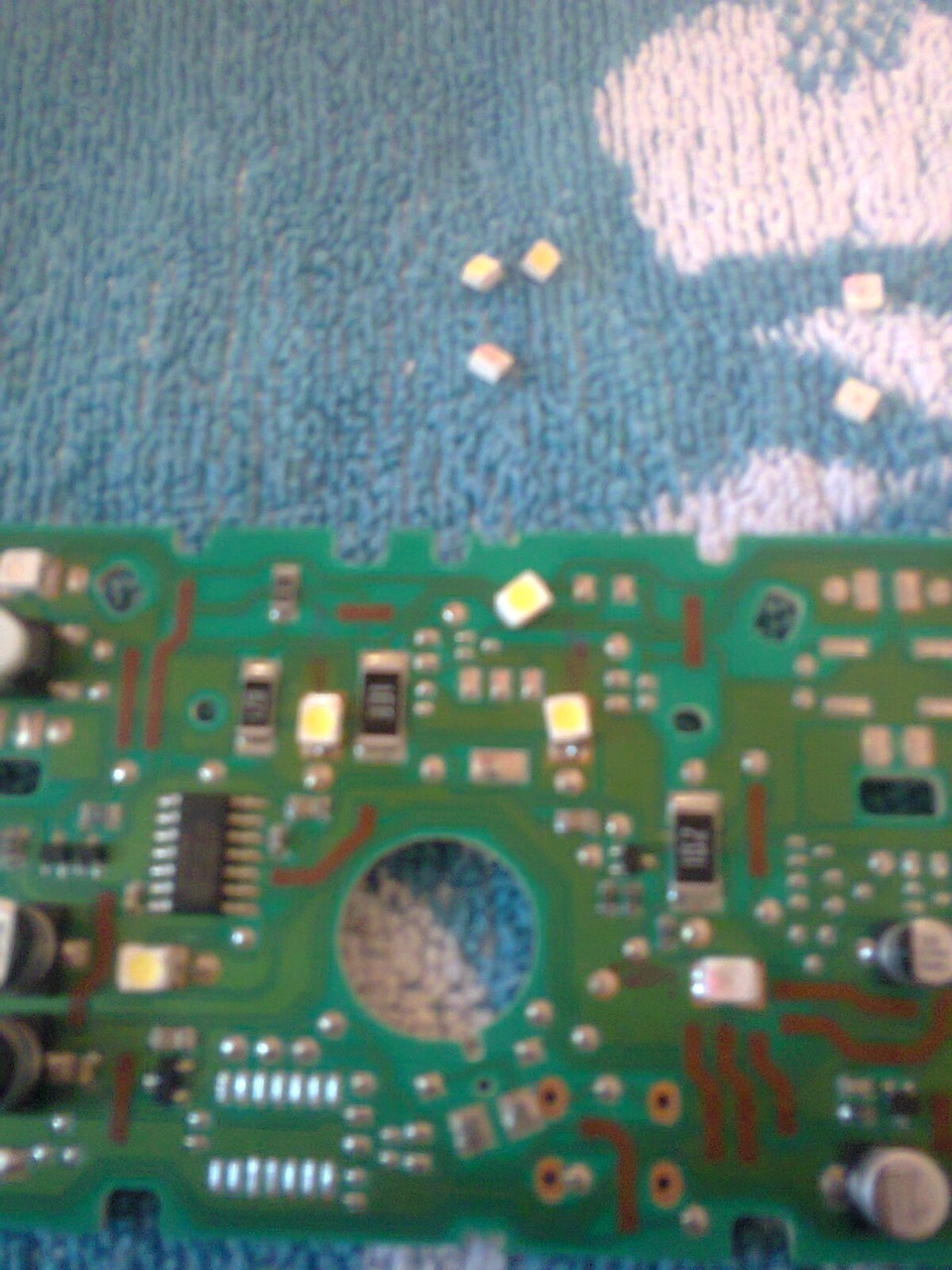 Перепайка диодов в блоке управления печкой — Ford Focus II Sedan, 1,4 л ...