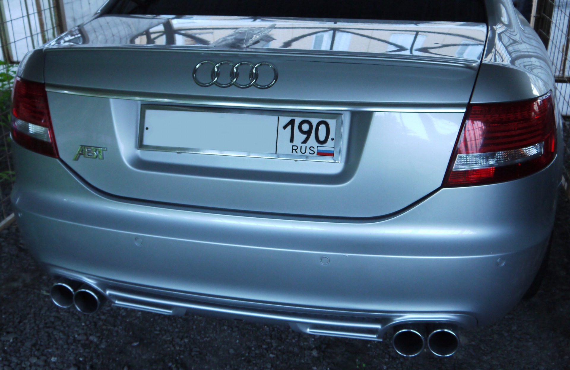 Эмблема ABT и наклейка на лобовое стекло. — Audi A6 (C6), 2,4 л, 2005 ...