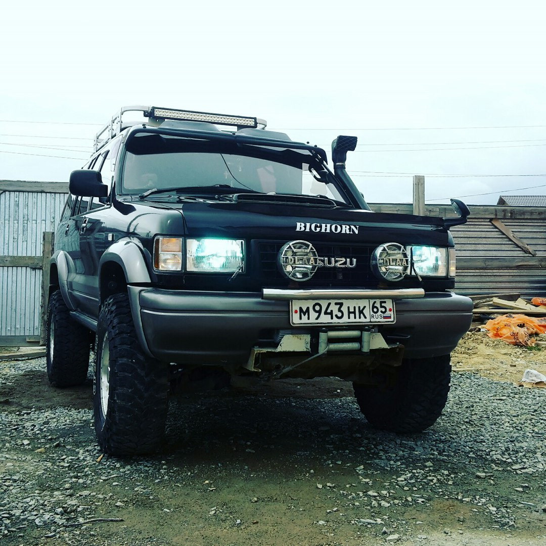 Сахком авто. Isuzu Bighorn 1997. Исузу Бигхорн 1997. Isuzu Bighorn 2. Isuzu Bighorn 1989.