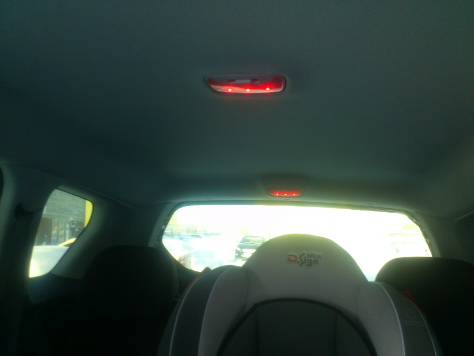 освещение салона мицубиси