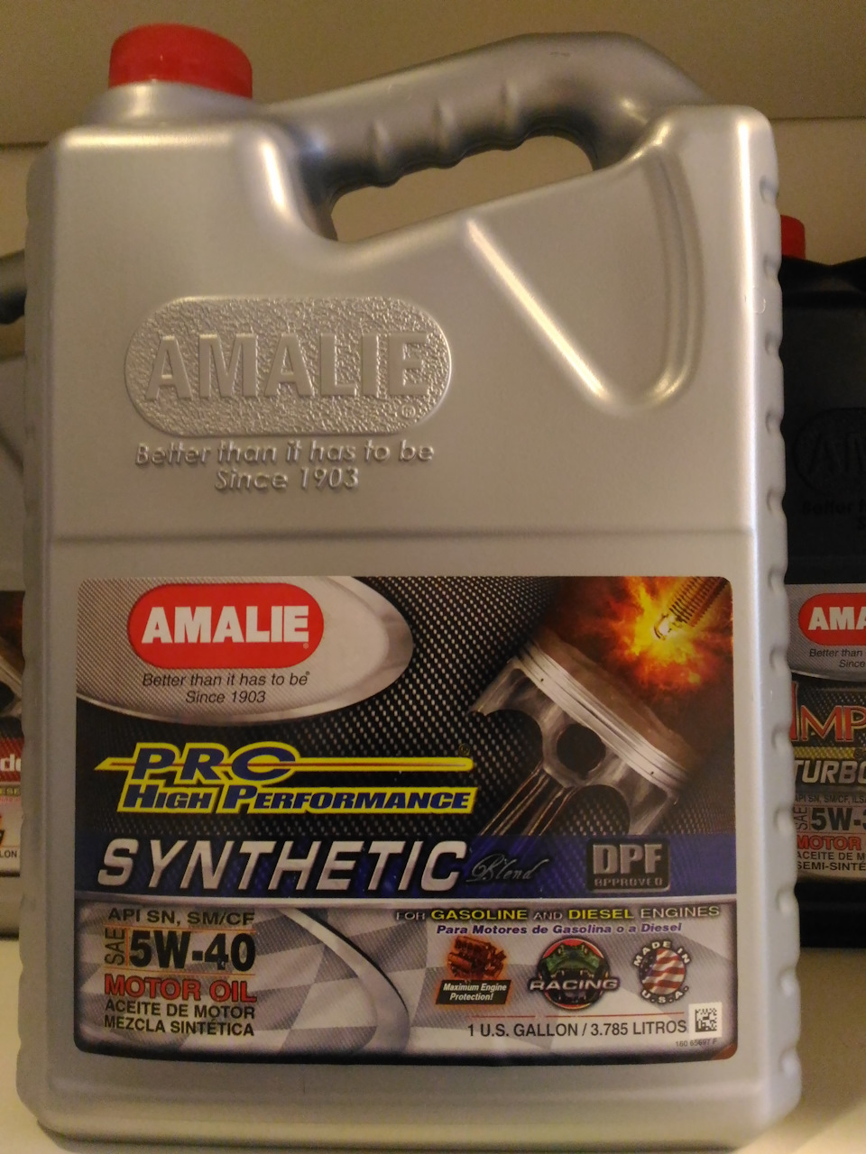 Масло Amalie 5W-40 PRO High Perf Synthetic — Вам зап на DRIVE2