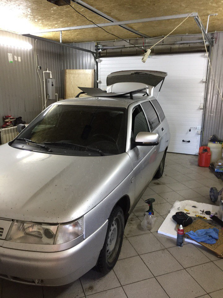 Установка SE зеркал, шумоизоляция передних дверей и переделка задних ...